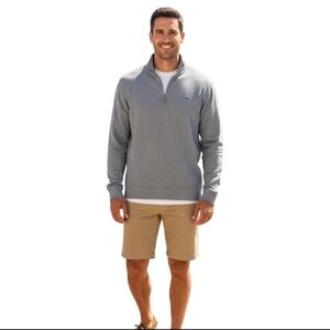 Vineyard Vines Saltwater 1/4 Zip Granite 2022 Size XL
